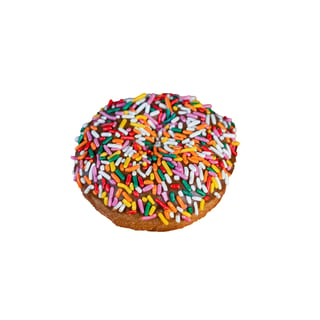 Maple Cake with Candy Sprinkles