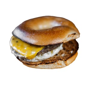 Sausage Egg & Cheese on Bagels or Croissant